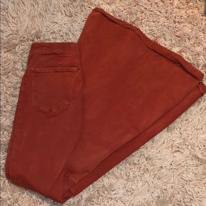 Free people flare wide leg jeans